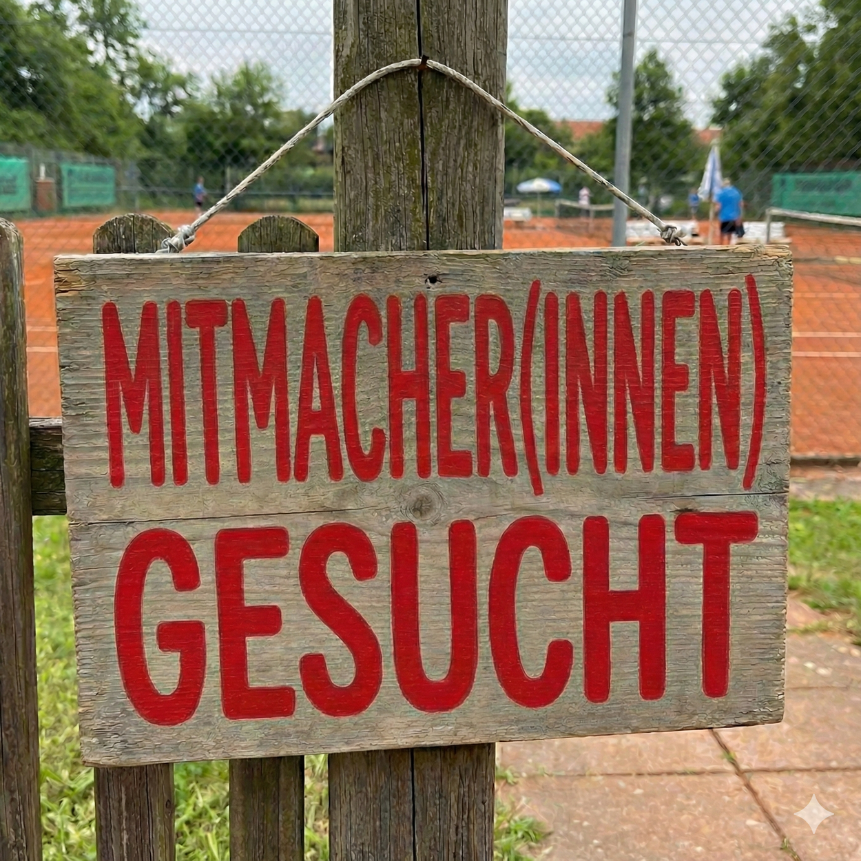 Der Tennisclub sucht Engagierte, die im Verein mitarbeiten wollen