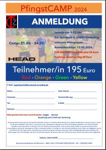 Last Minute Plätze Pfingstcamp  Hast Du in den Pfingstferien noch nichts vor?  Dann sichere Dir einen der letzten Plätze in unserem Pfingstcamp! Anmeldeschluss: 15.5.