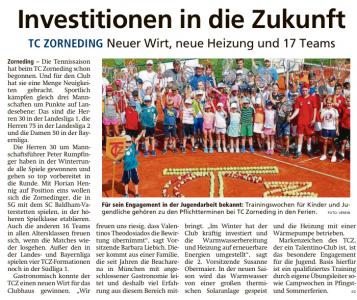 Saisonstart mit vielen Neuigkeiten