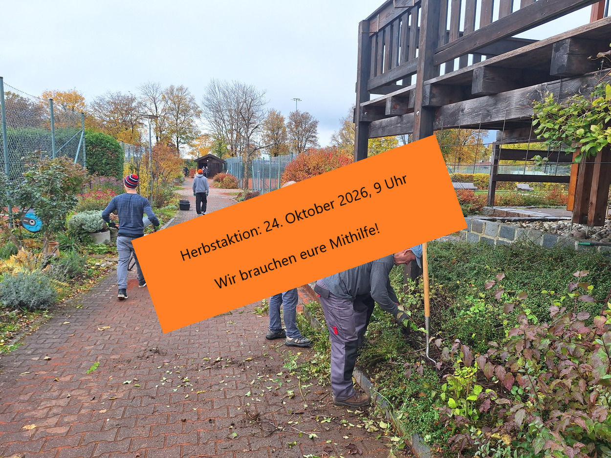 Arbeitseinsatz, 24. Oktober, 9 Uhr, Tennisgelände
